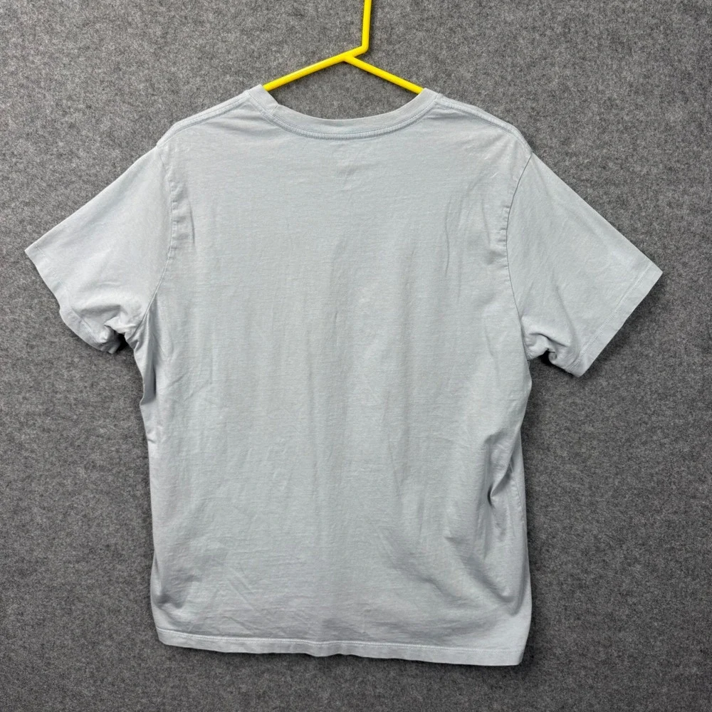 Levis‎ Mens XL Cacti Club Desert Division Graphic T-Shirt Light Blue Cotton Tee